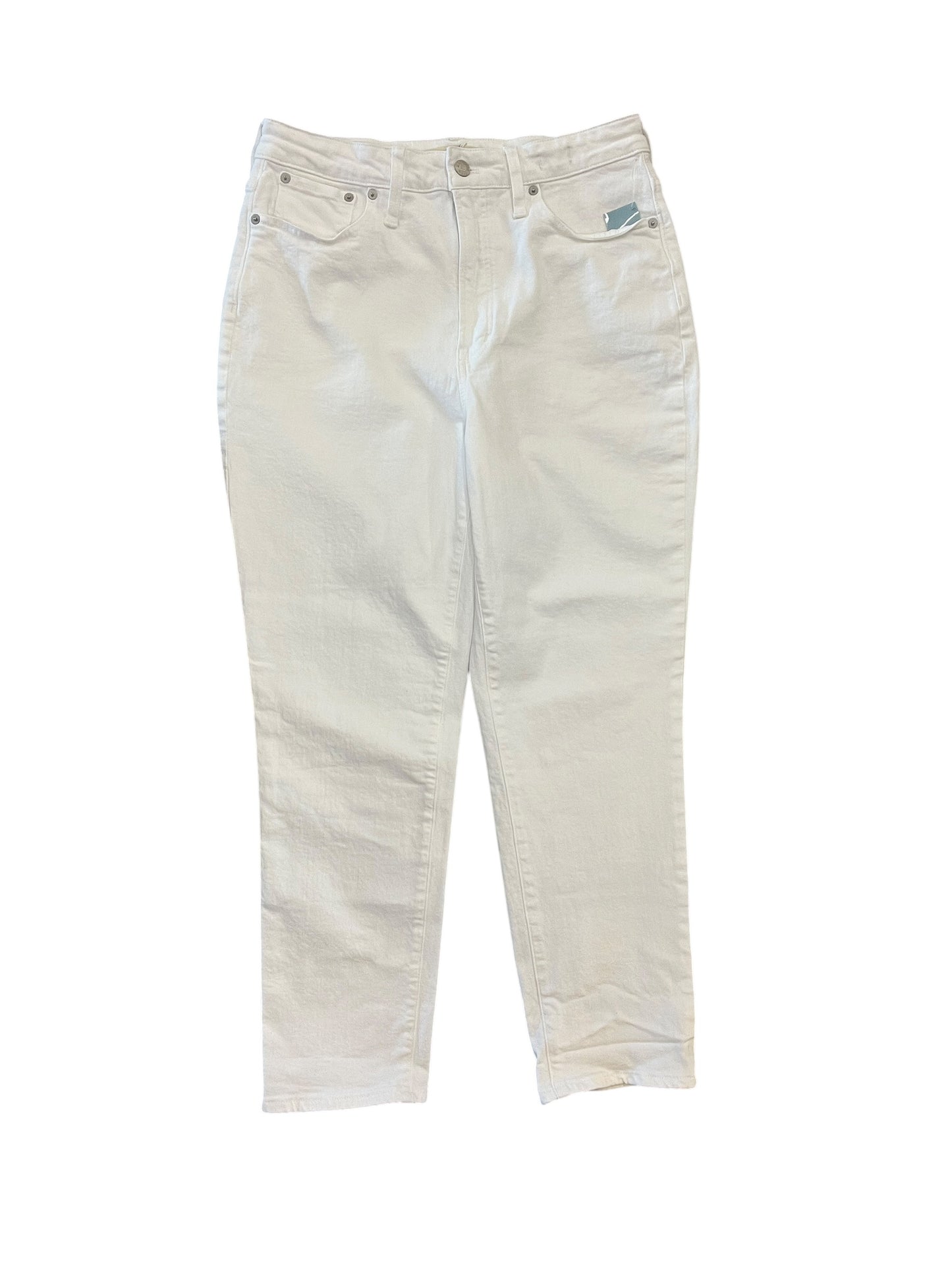 Jeans Straight By Madewell In White Denim, Size:10