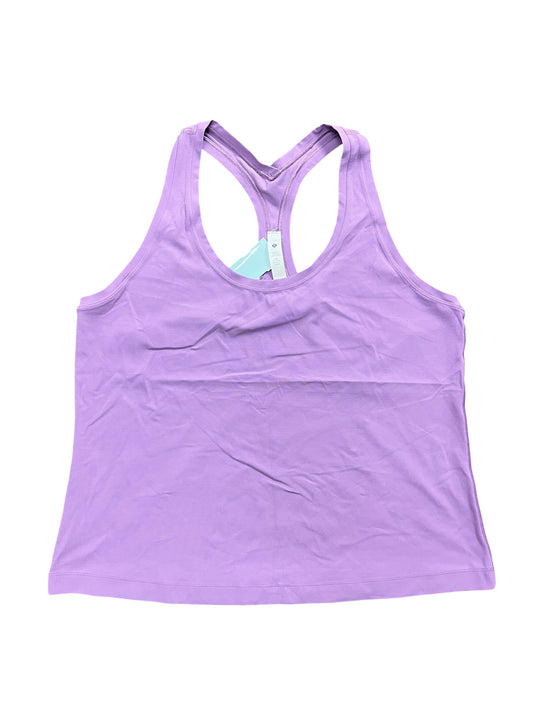 Athletic Tank Top By Lululemon In Purple, Size:Xl