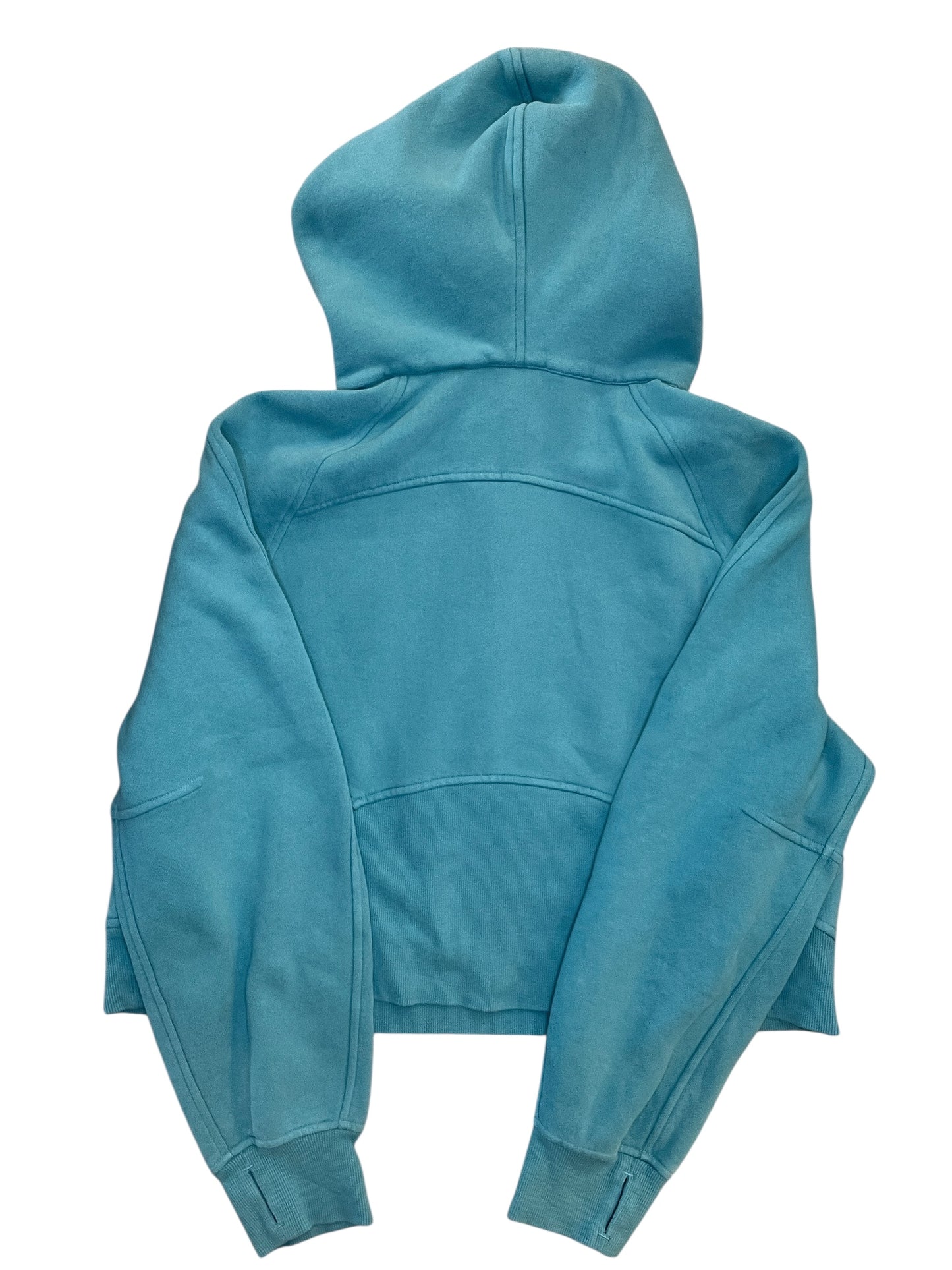 Athletic Sweatshirt Hoodie By Lululemon In Blue, Size:M