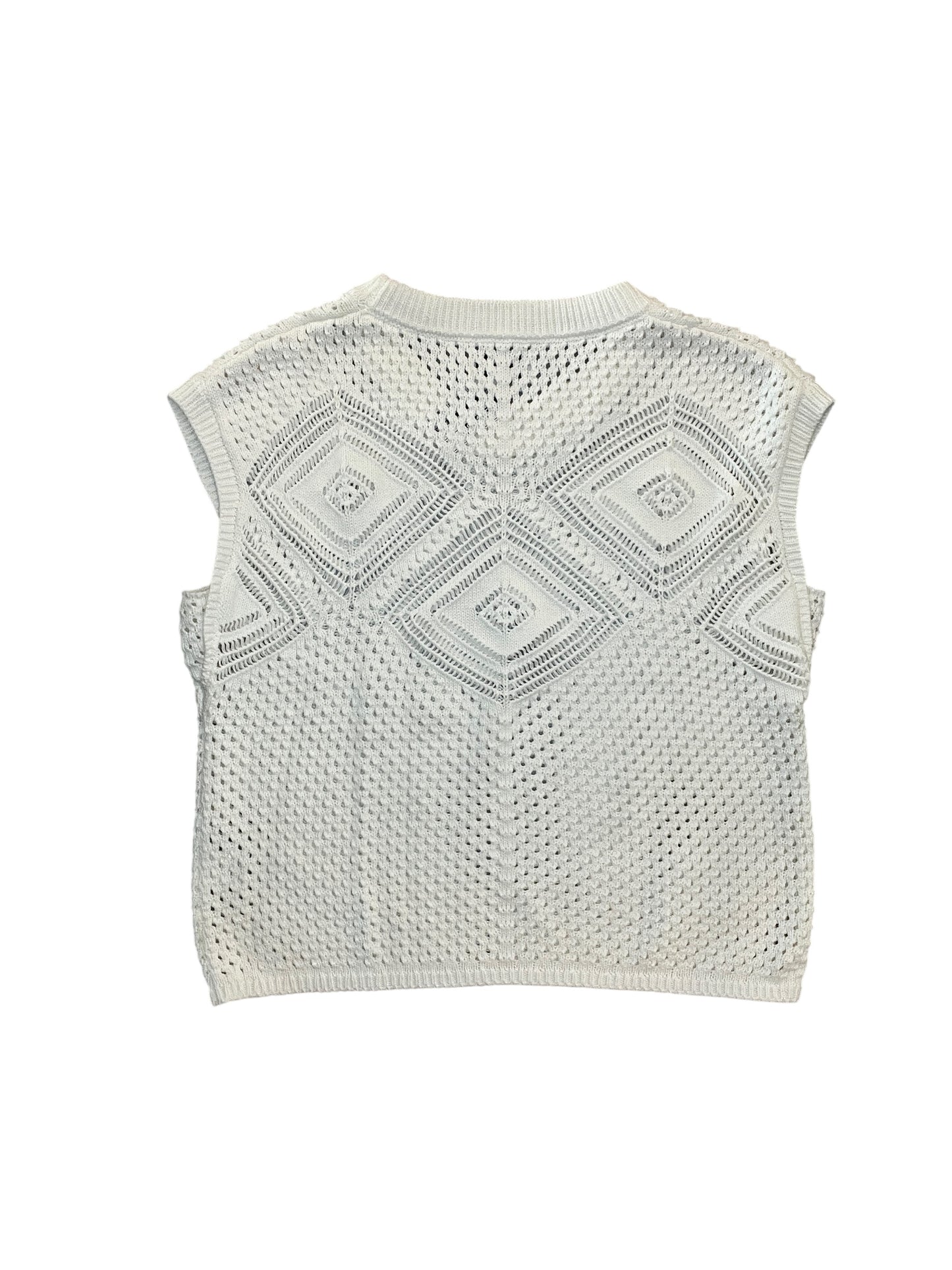 Top Sleeveless By Evereve In White, Size:Xs