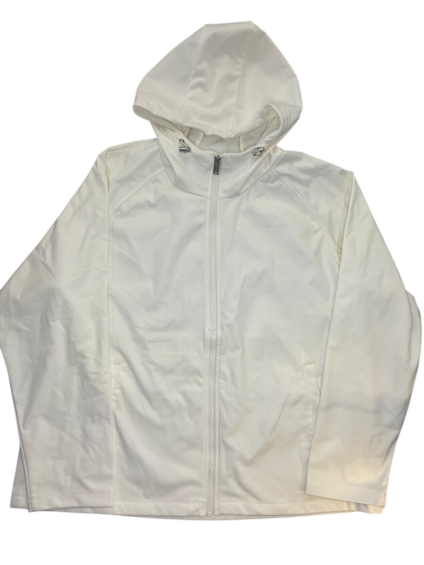 Jacket Windbreaker By 32 Degrees In Ivory, Size:Xl