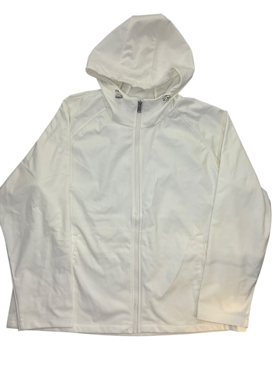 Jacket Windbreaker By 32 Degrees In Ivory, Size:Xl