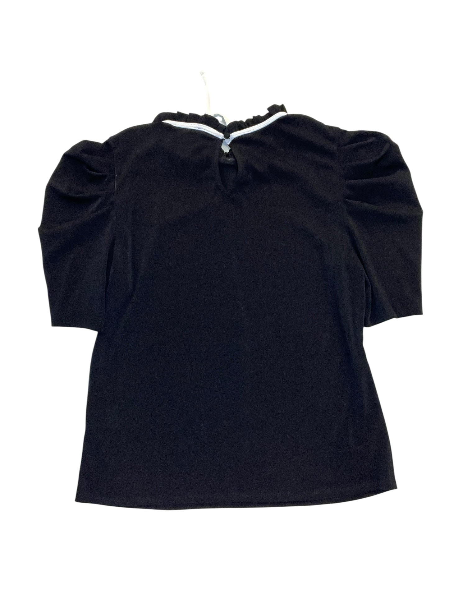 Blouse Ss By Cece In Black, Size:M