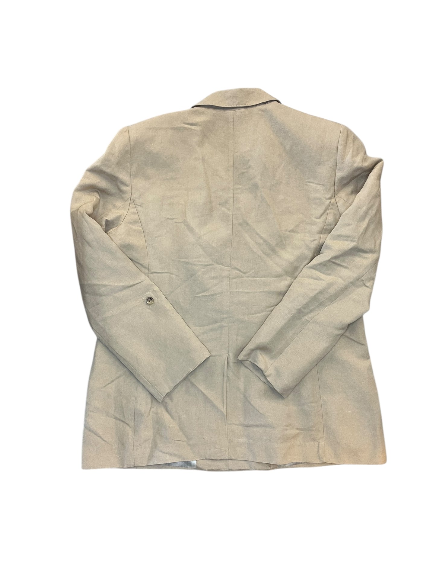 Blazer By Ann Taylor In Tan, Size:L