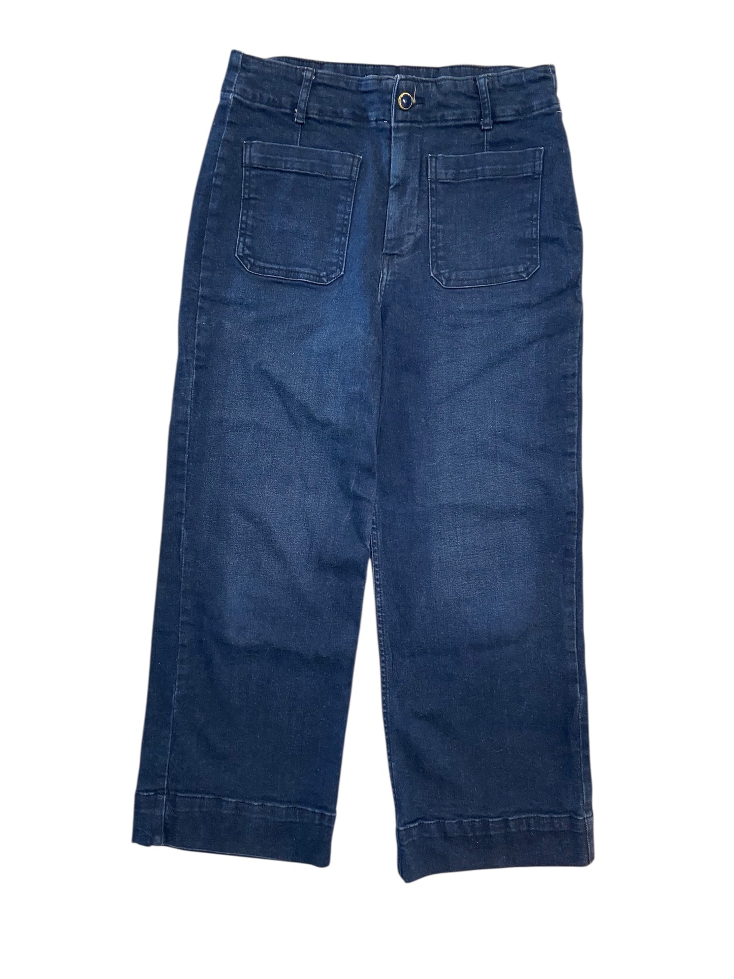 Jeans Wide Leg By Bagatelle In Blue Denim, Size:8