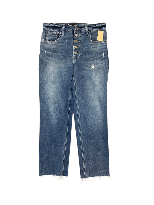 Jeans Cropped By Kut In Blue Denim, Size:4