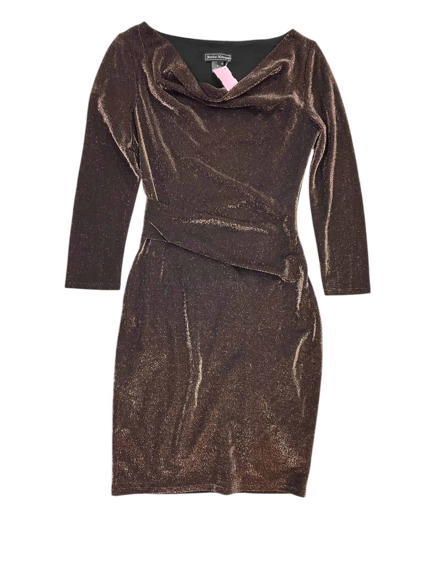 Dress Party Short By Jessica Howard In Brown, Size:S