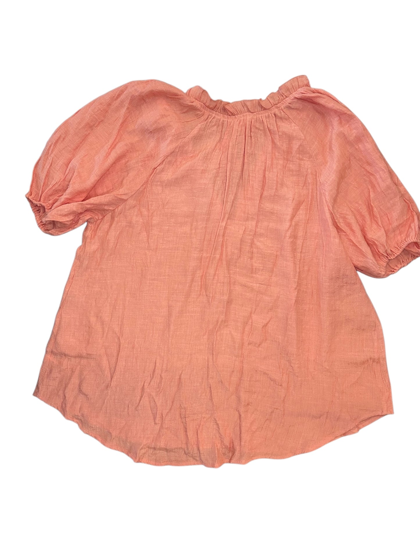 Blouse Ss By Cmc In Orange, Size:2X