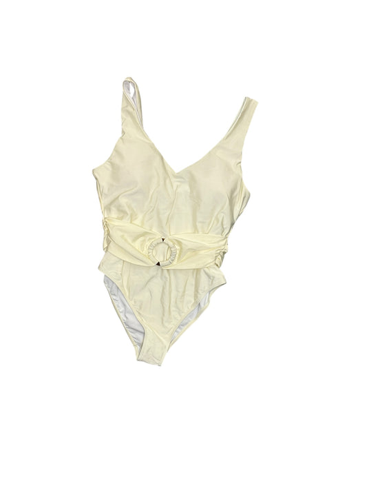 Swimsuit By Clothes Mentor In Cream, Size:L