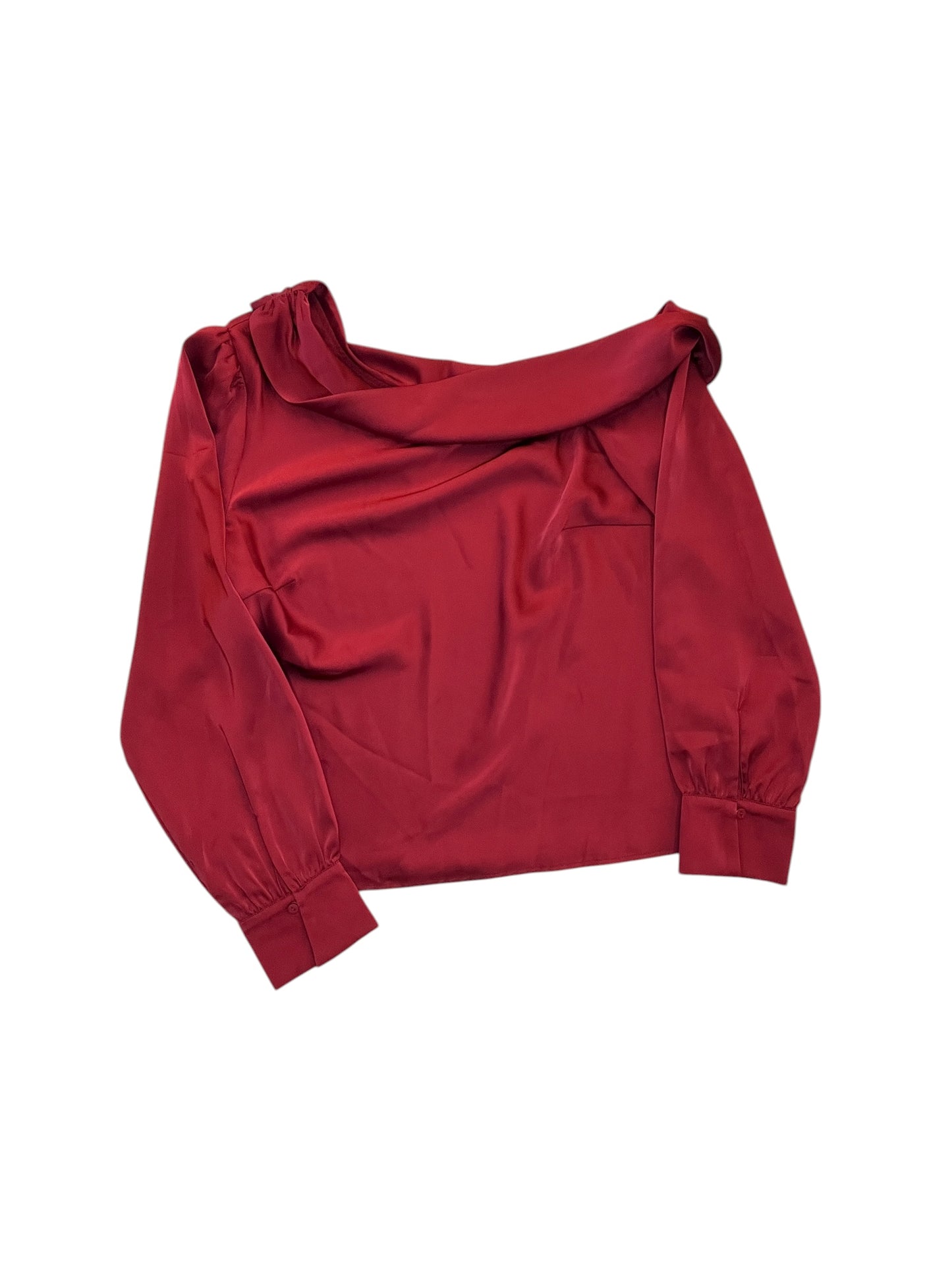Blouse Ls By Astr The Label In Red, Size:L
