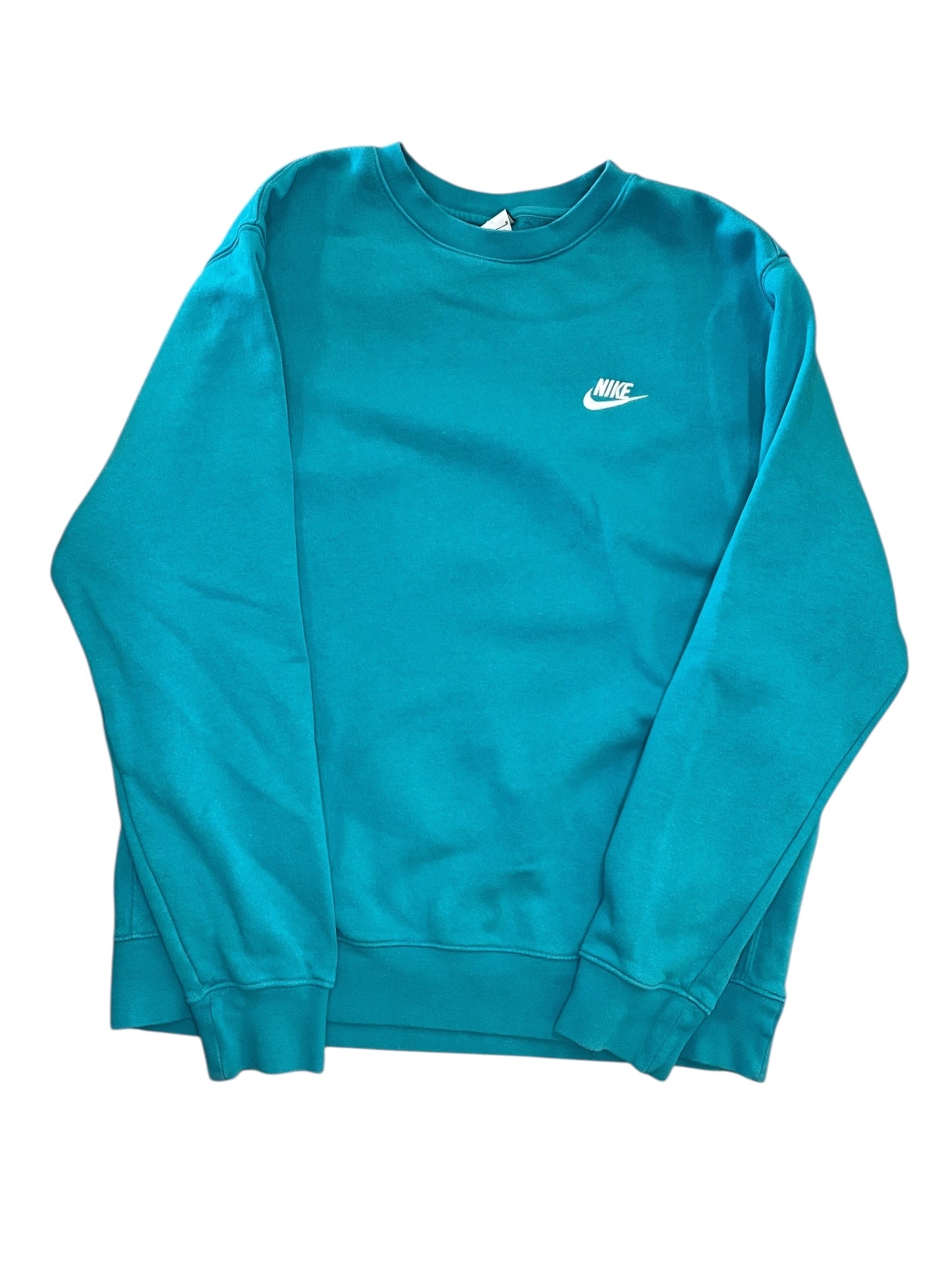 Athletic Sweatshirt Crewneck By Nike Apparel In Blue, Size:L