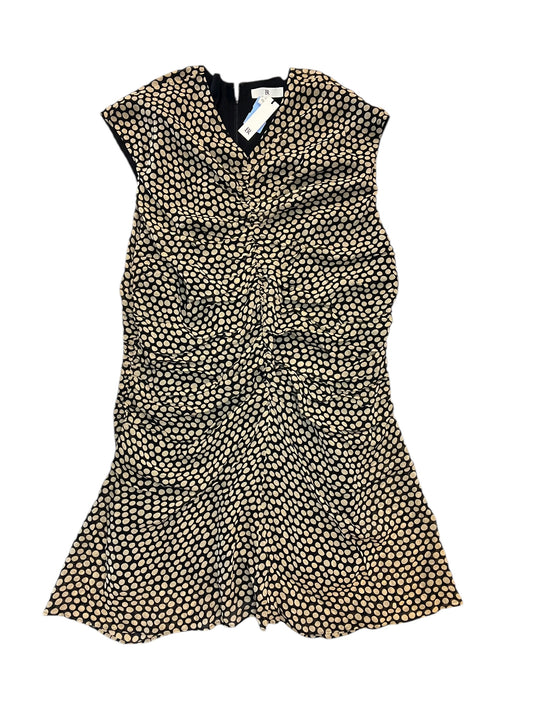 Dress Casual Short By Banana Republic In Black & Tan, Size:1X