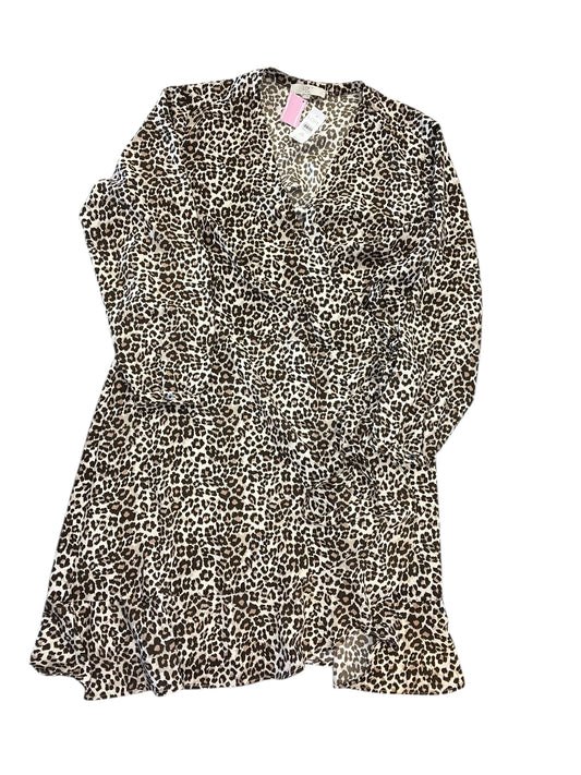 Dress Casual Short By Loft In Leopard Print, Size:3