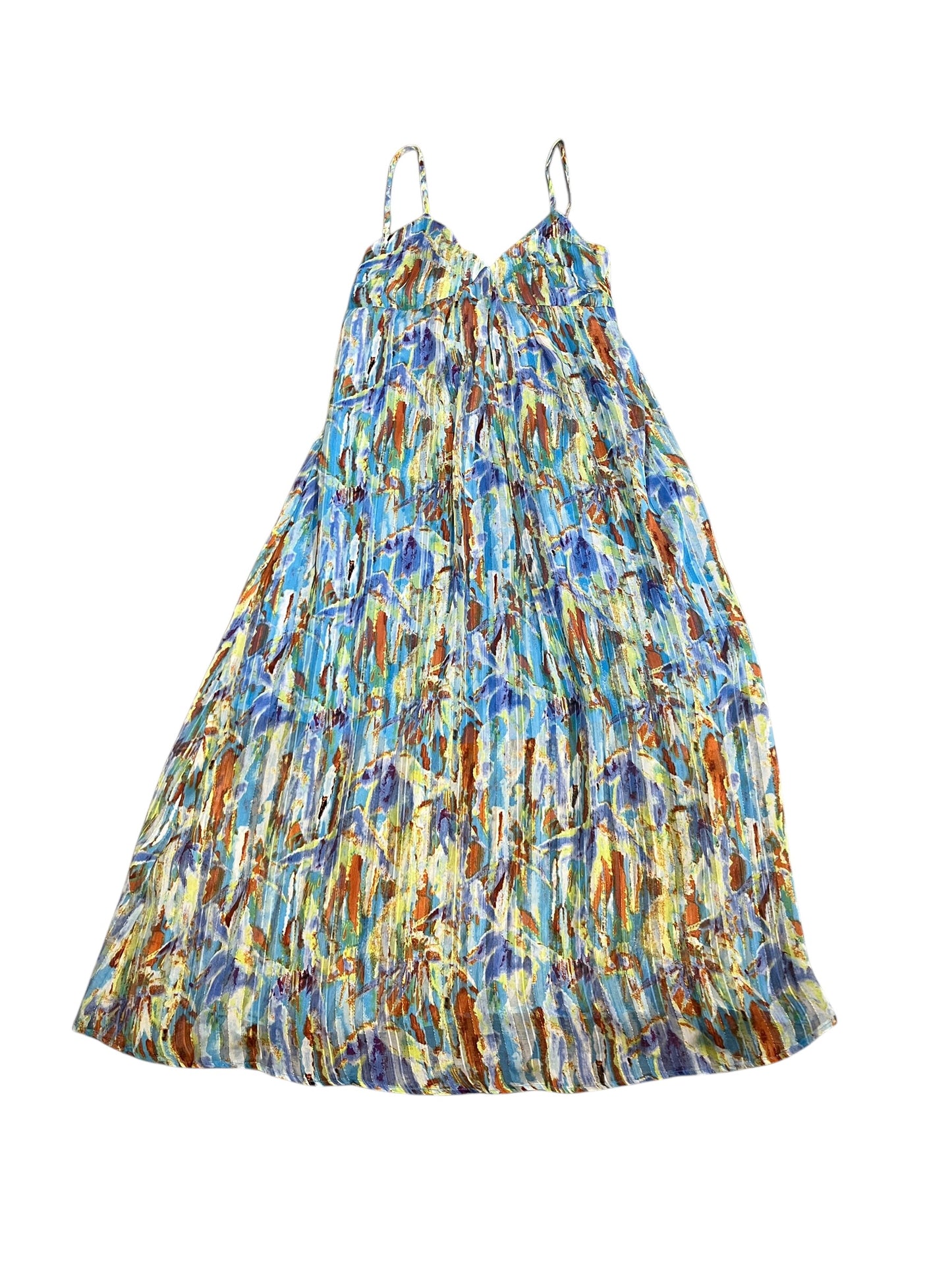 Dress Casual Midi By Molly Bracken In Multi, Size:M