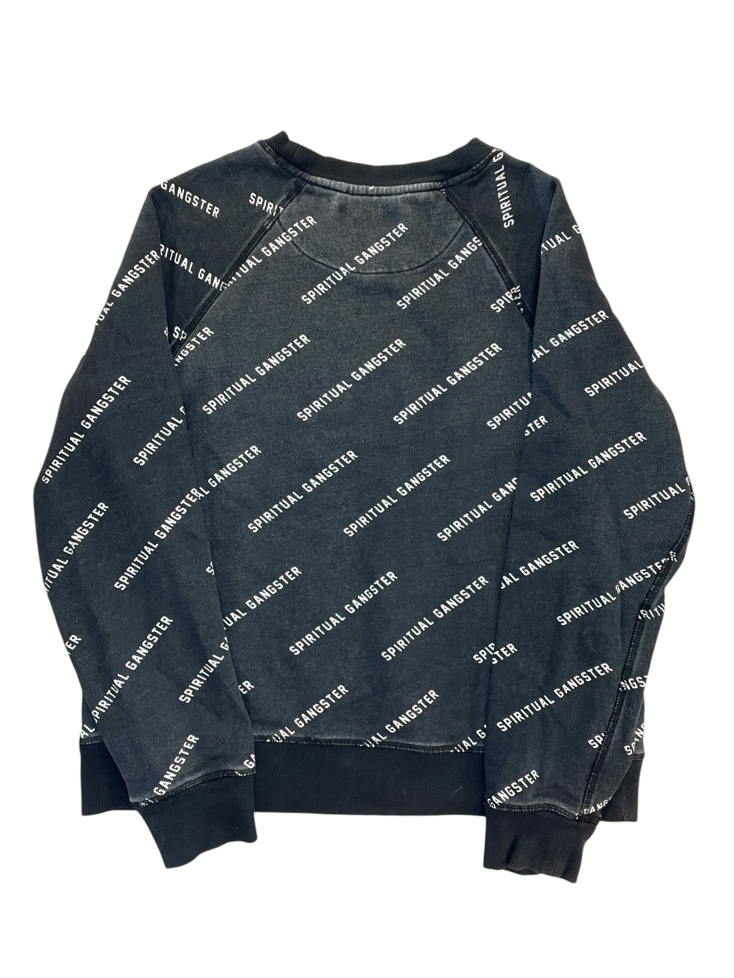 Sweatshirt Crewneck By Spiritual Gangster In Black, Size:L