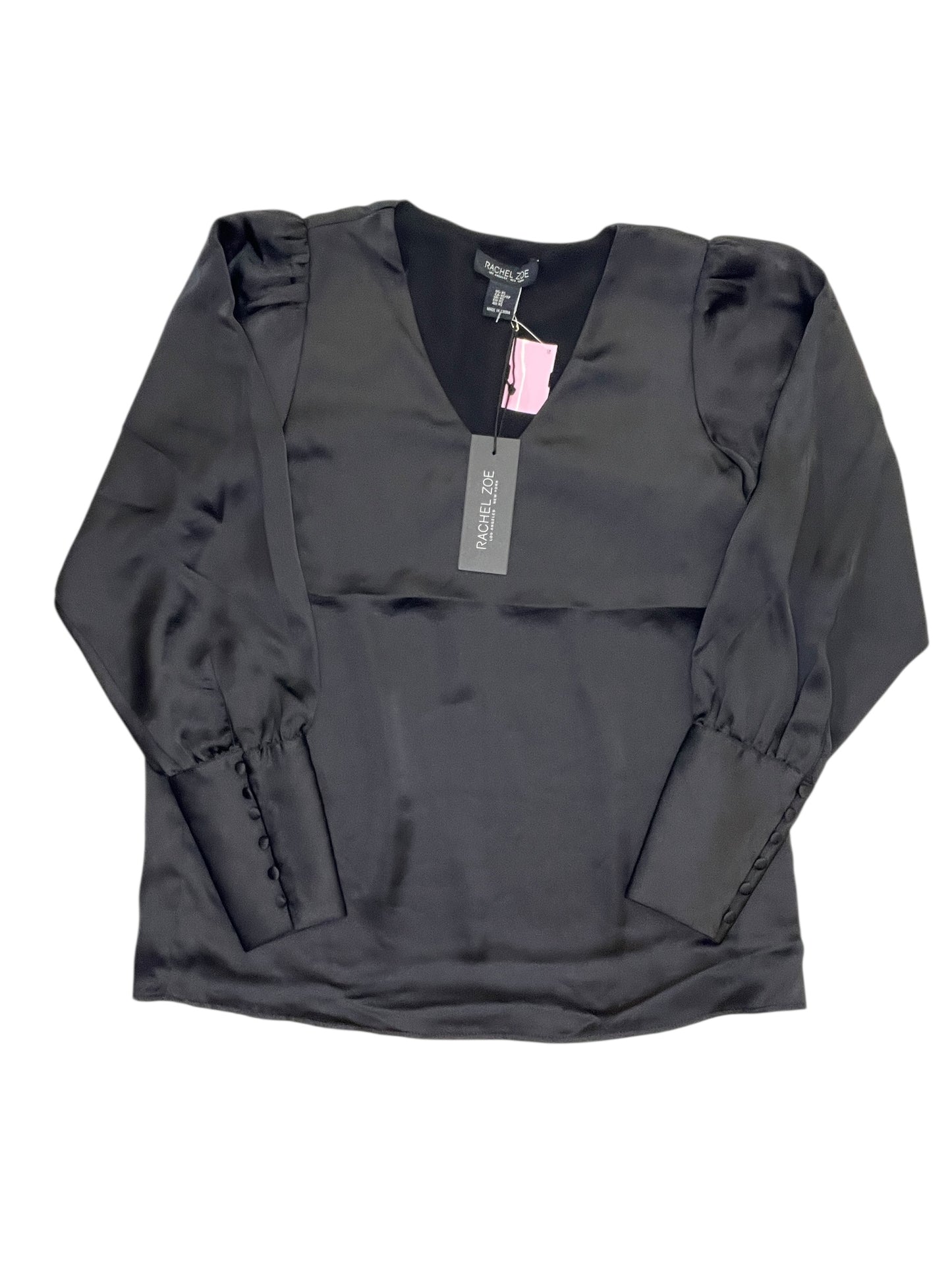 Blouse Ls By Rachel Zoe In Black, Size:Xs