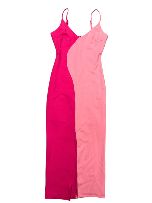Dress Casual Midi By Clothes Mentor In Pink, Size:Xs