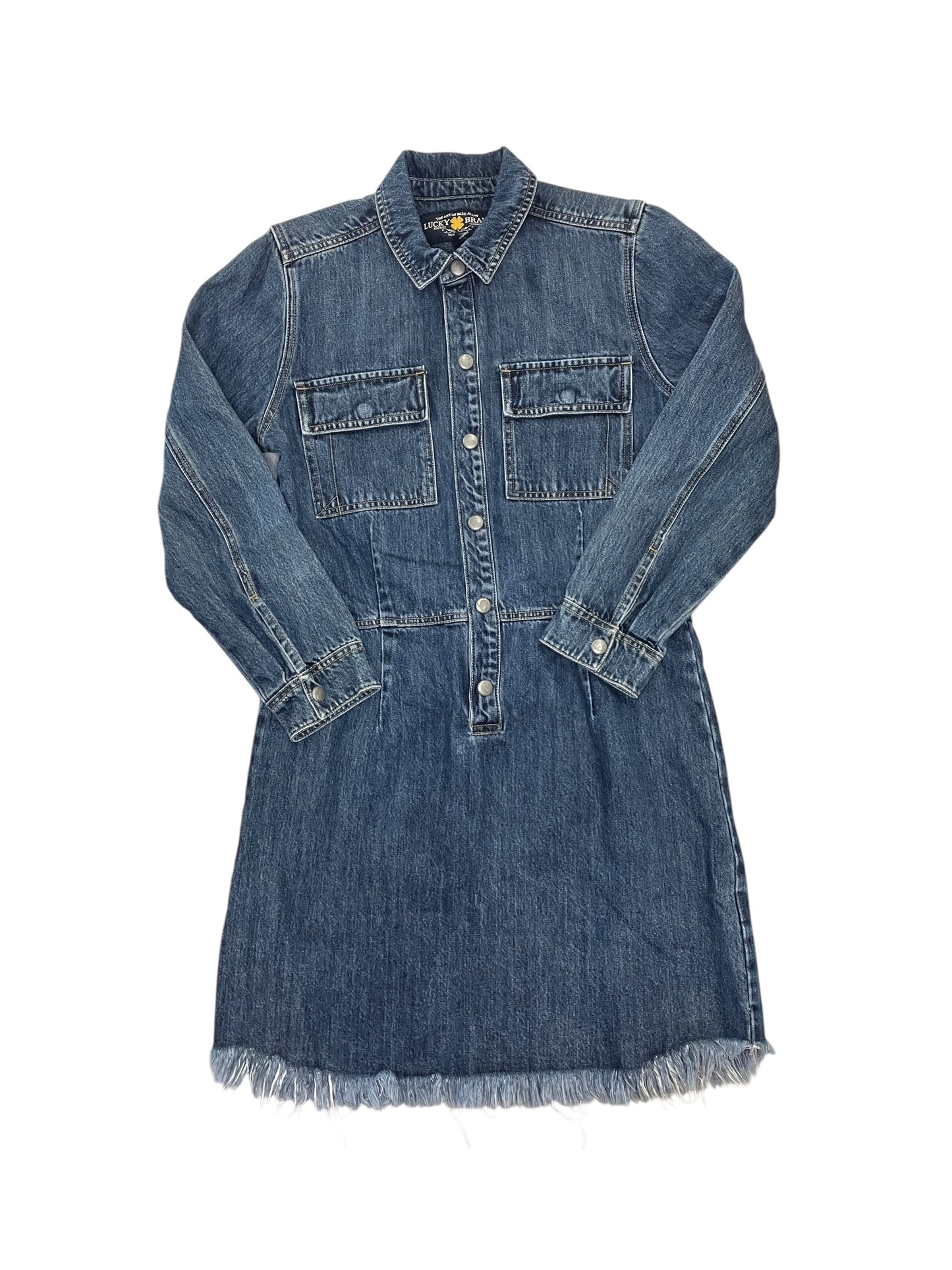 Dress Casual Short By Lucky Brand In Blue Denim, Size:S