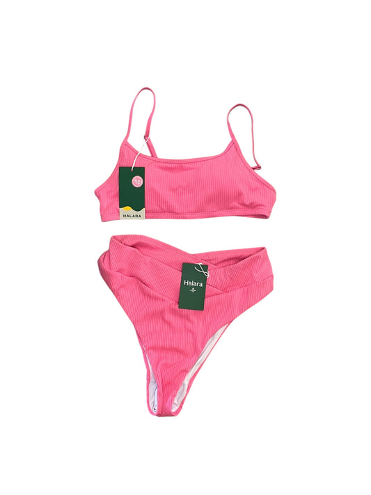 Swimsuit 2Pc By Halara In Pink, Size:L