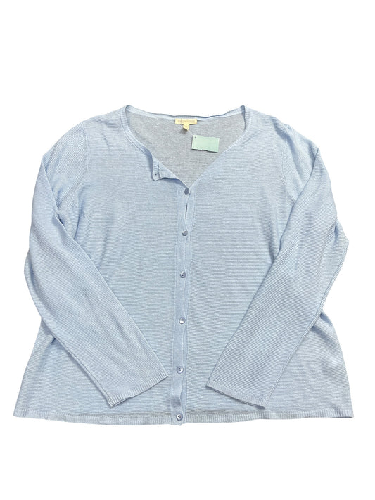 Cardigan By Eileen Fisher In Blue, Size:Xl