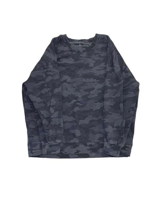 Sweatshirt Crewneck By Lululemon In Camouflage Print, Size:L