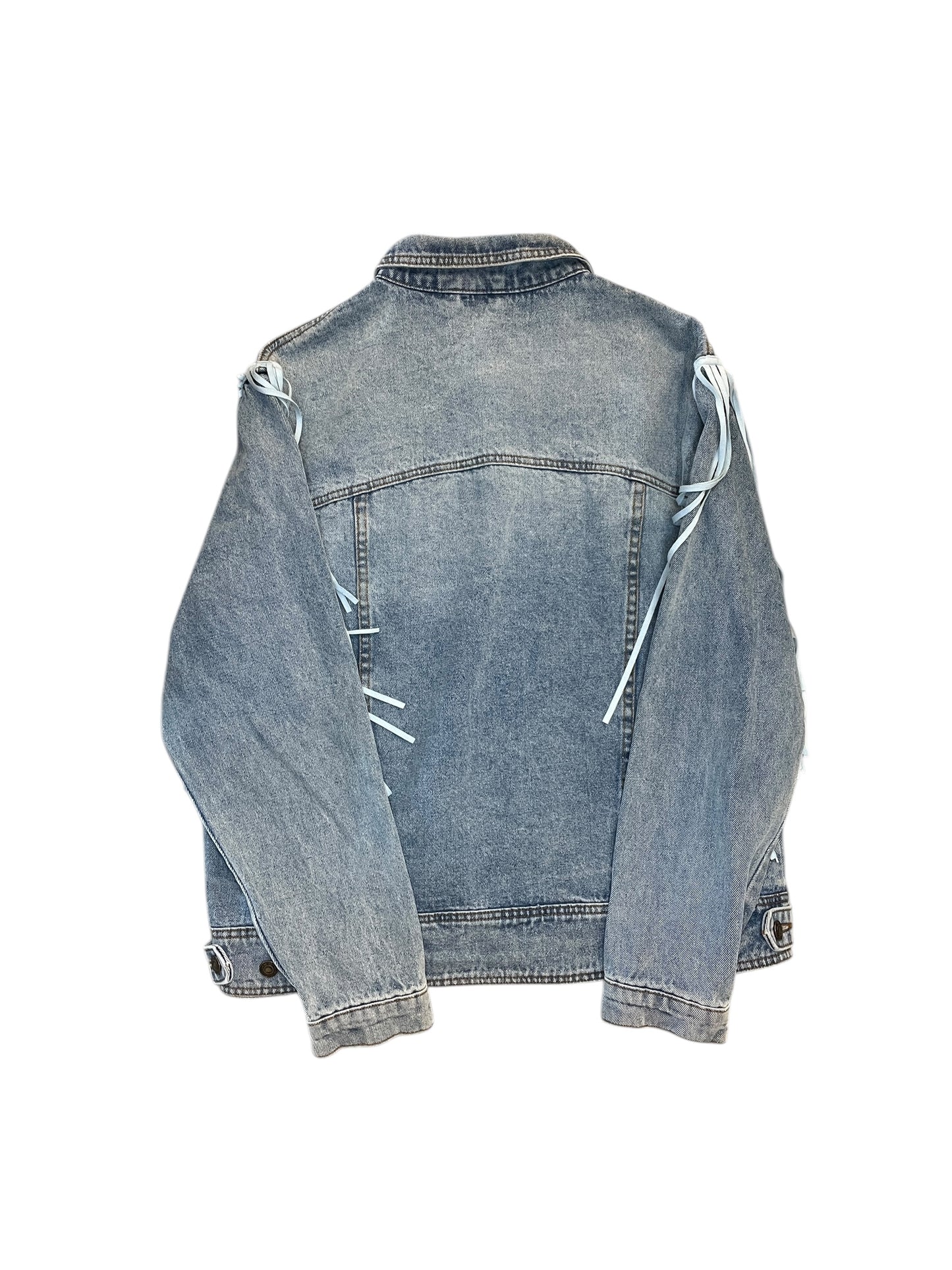 Jacket Denim By Cmc In Blue Denim, Size:L