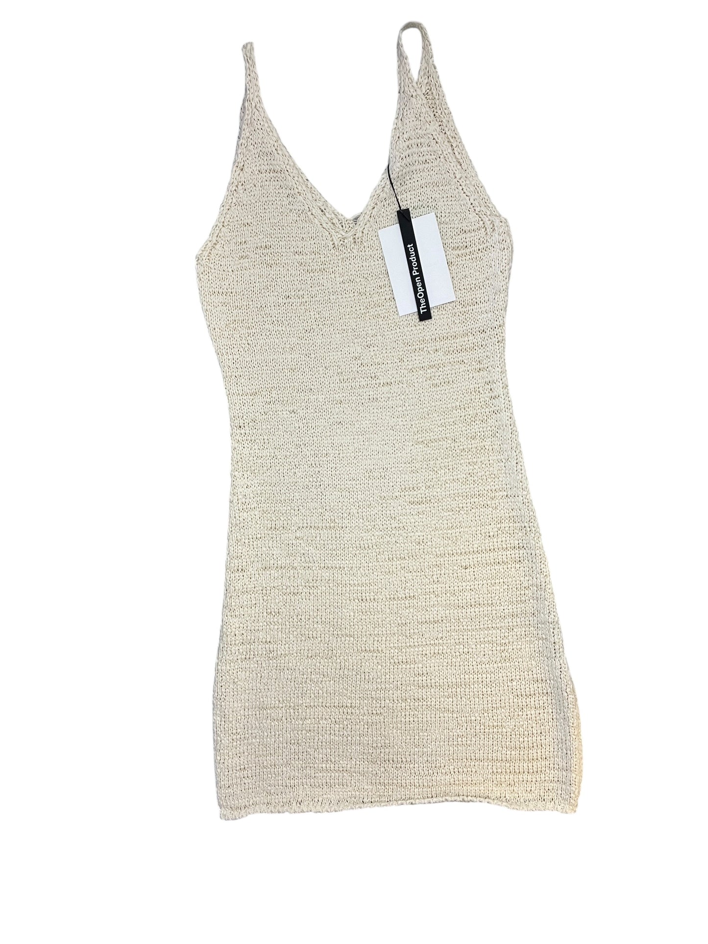 Dress Casual Midi By Clothes Mentor In Cream, Size:M