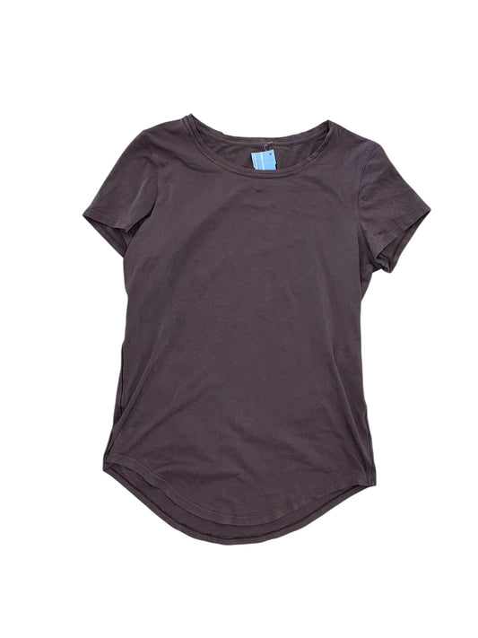 Athletic Top Ss By Lululemon In Purple, Size:S
