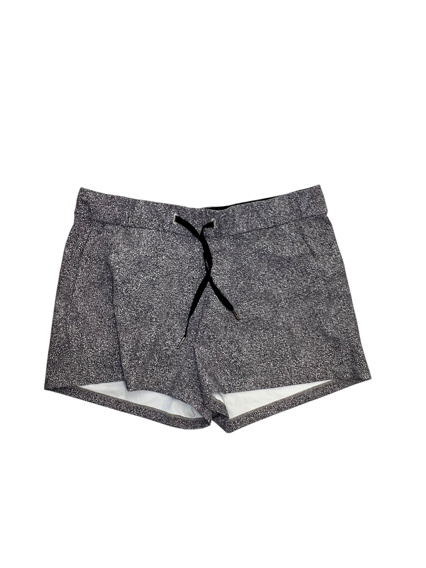 Athletic Shorts By Lululemon In Black & White, Size:M