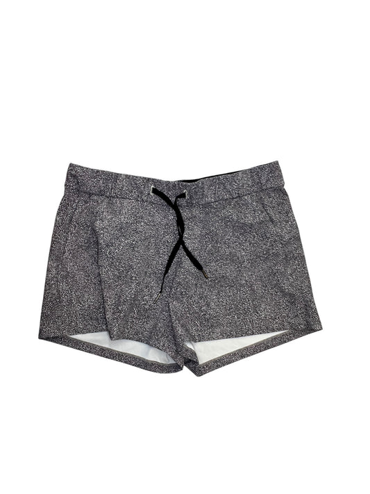 Athletic Shorts By Lululemon In Black & White, Size:M