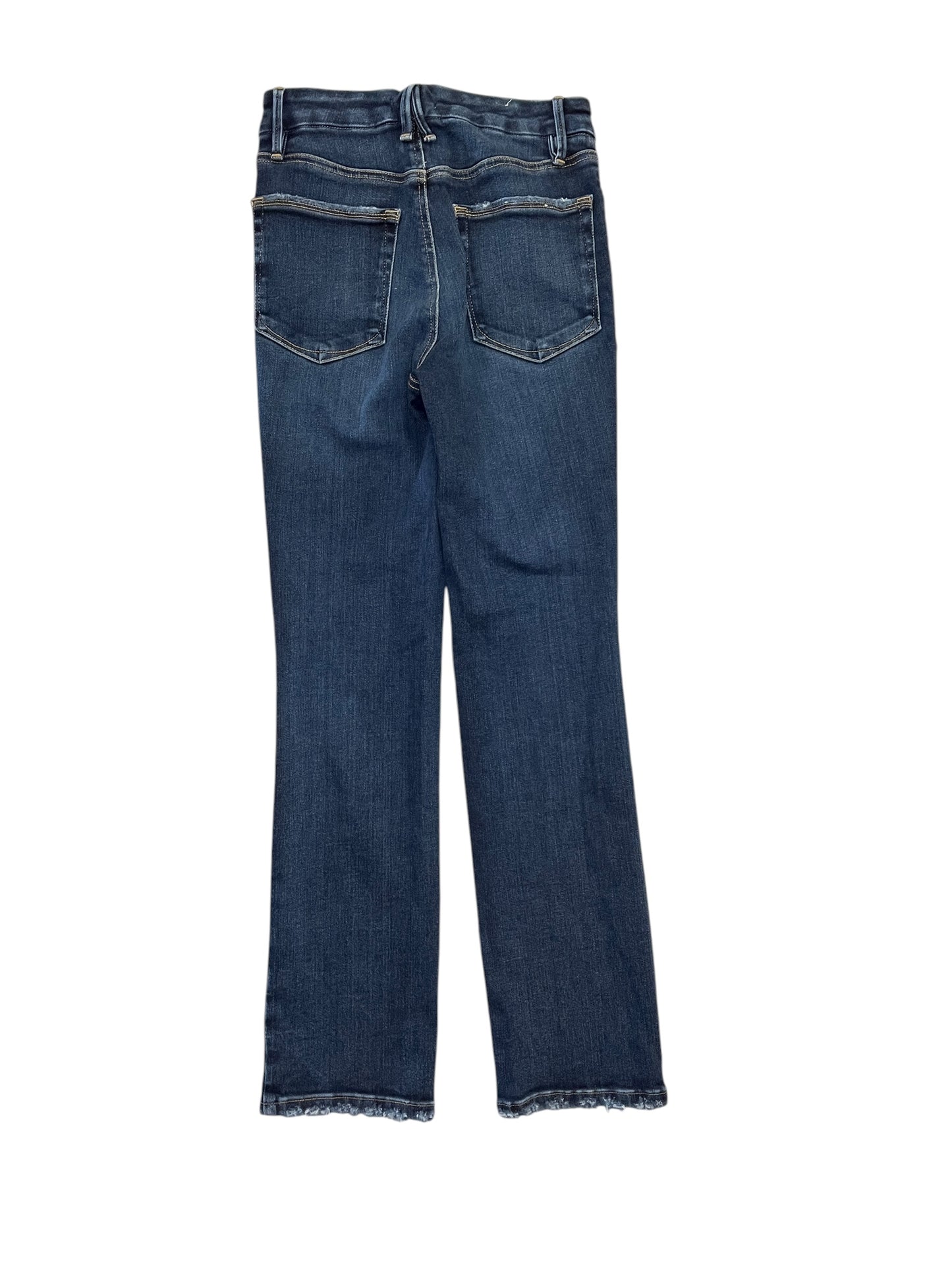 Jeans Straight By Good American In Blue Denim, Size:2