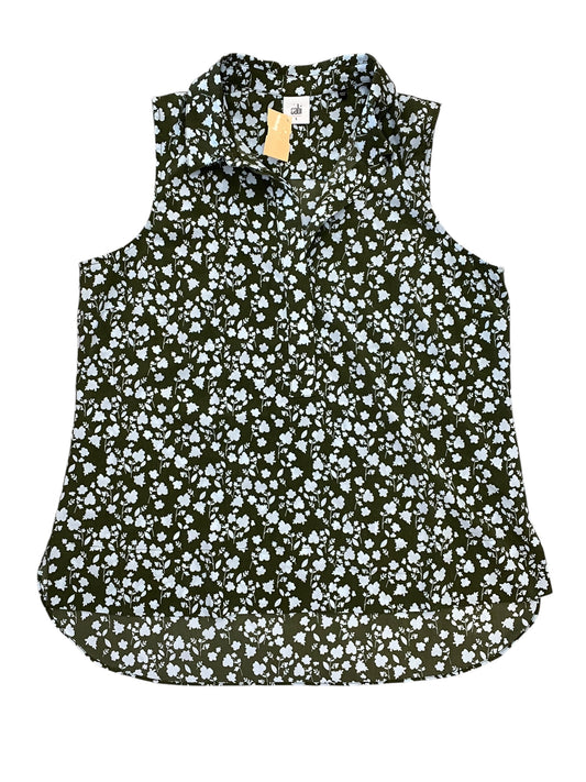 Blouse Sleeveless By Cabi In Green, Size:L