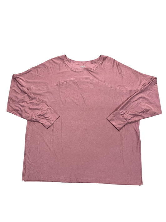 Athletic Top Ls Crewneck By Old Navy In Pink, Size:L