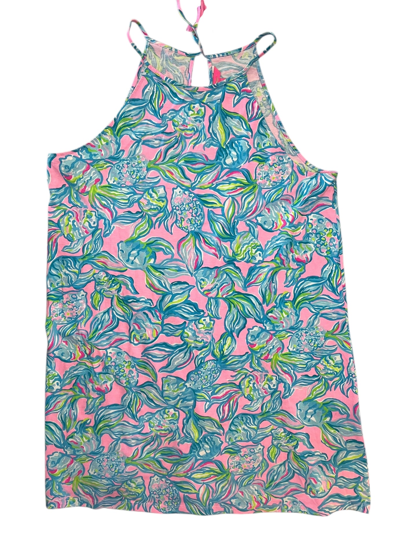 Dress Designer By Lilly Pulitzer In Blue & Pink, Size:Xl