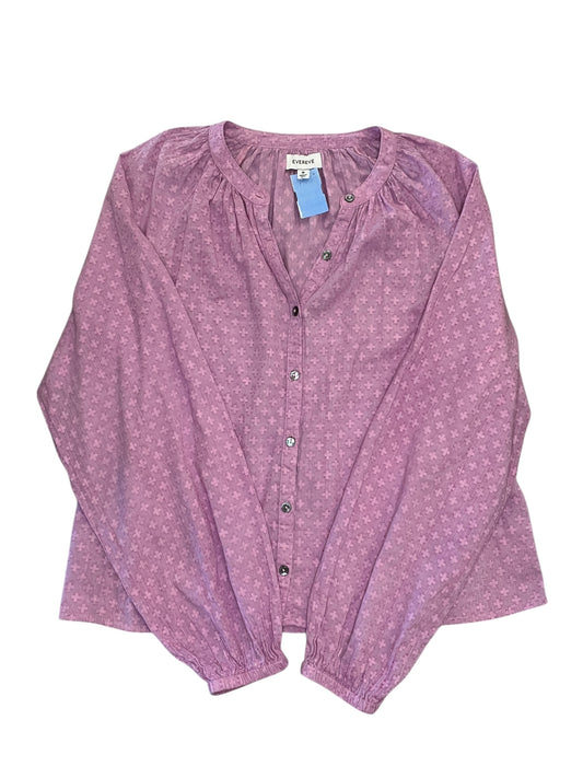 Top Ls By Evereve In Purple, Size:M