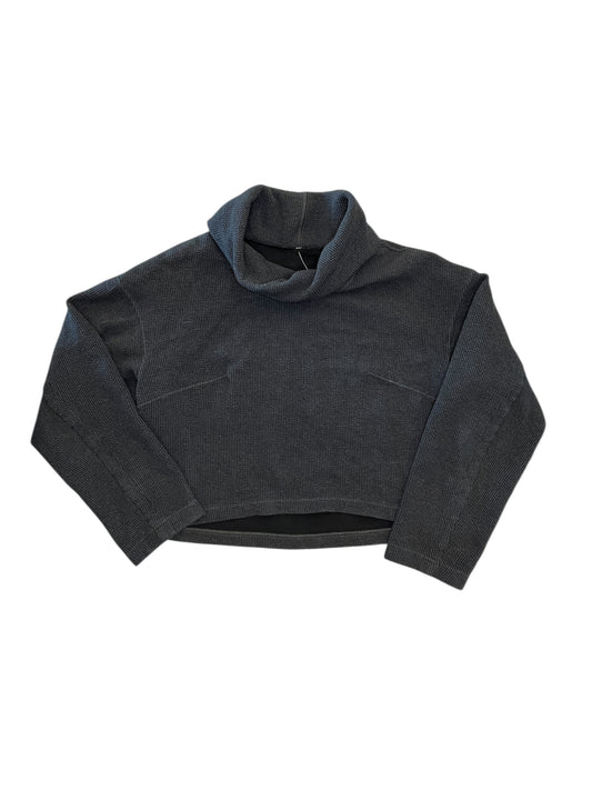 Athletic Top Ls Collar By Lululemon In Grey, Size:S