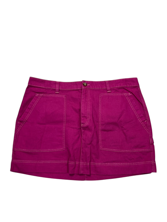 Skirt Mini & Short By Old Navy In Purple, Size:Xxxl