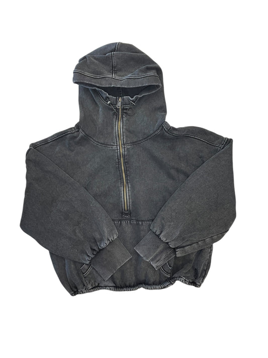 Sweatshirt Hoodie By Free People In Black, Size:Xl