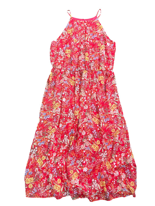 Dress Casual Midi By Clothes Mentor In Floral Print, Size:Lp
