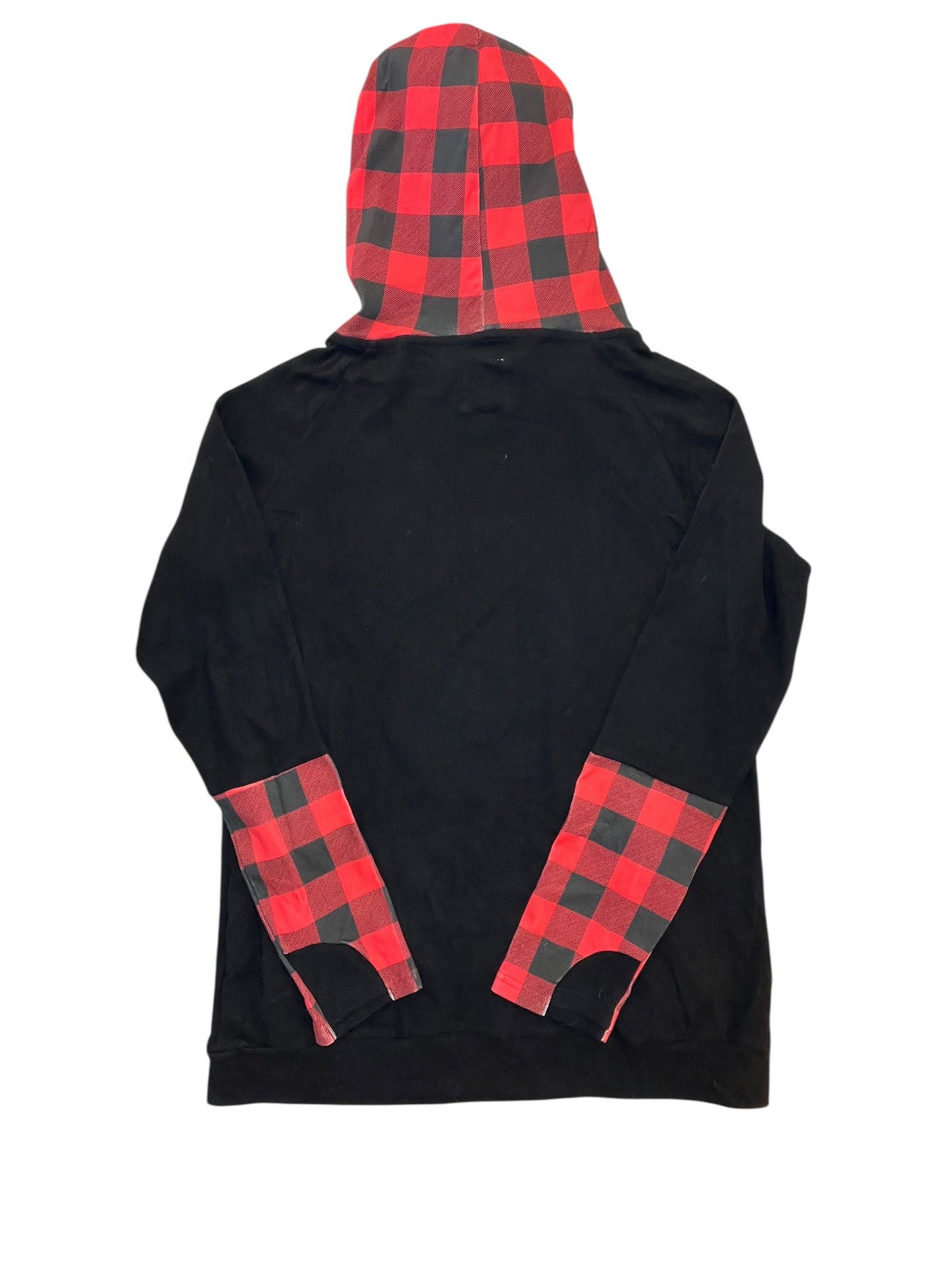 Sweatshirt Hoodie By Clothes Mentor In Black, Size:Xl