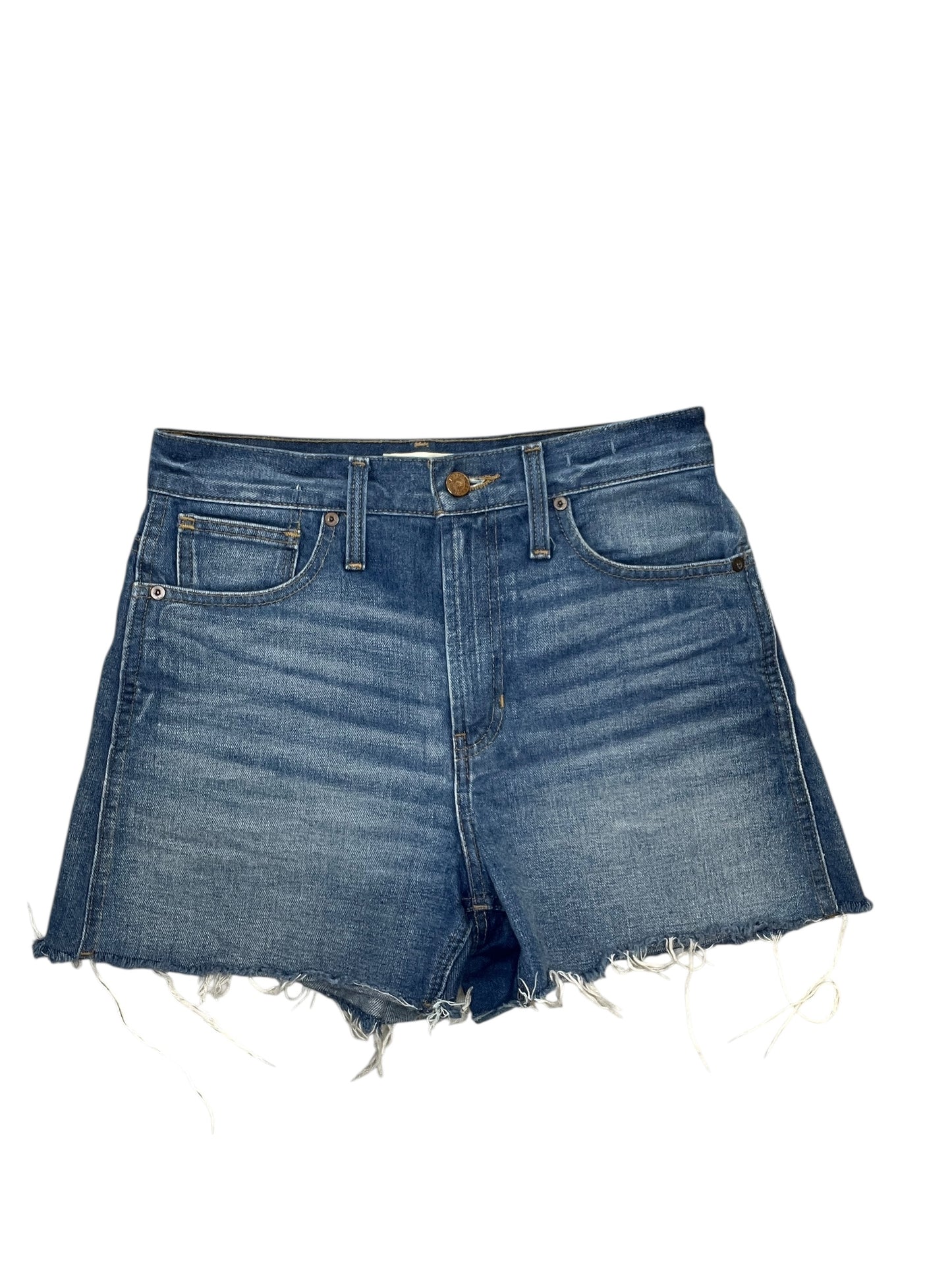 Shorts By Madewell In Blue Denim, Size:Xs