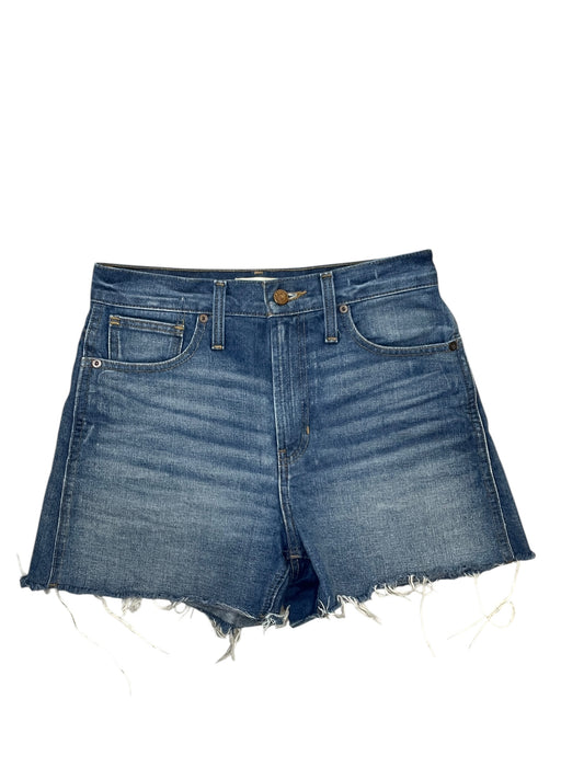 Shorts By Madewell In Blue Denim, Size:Xs