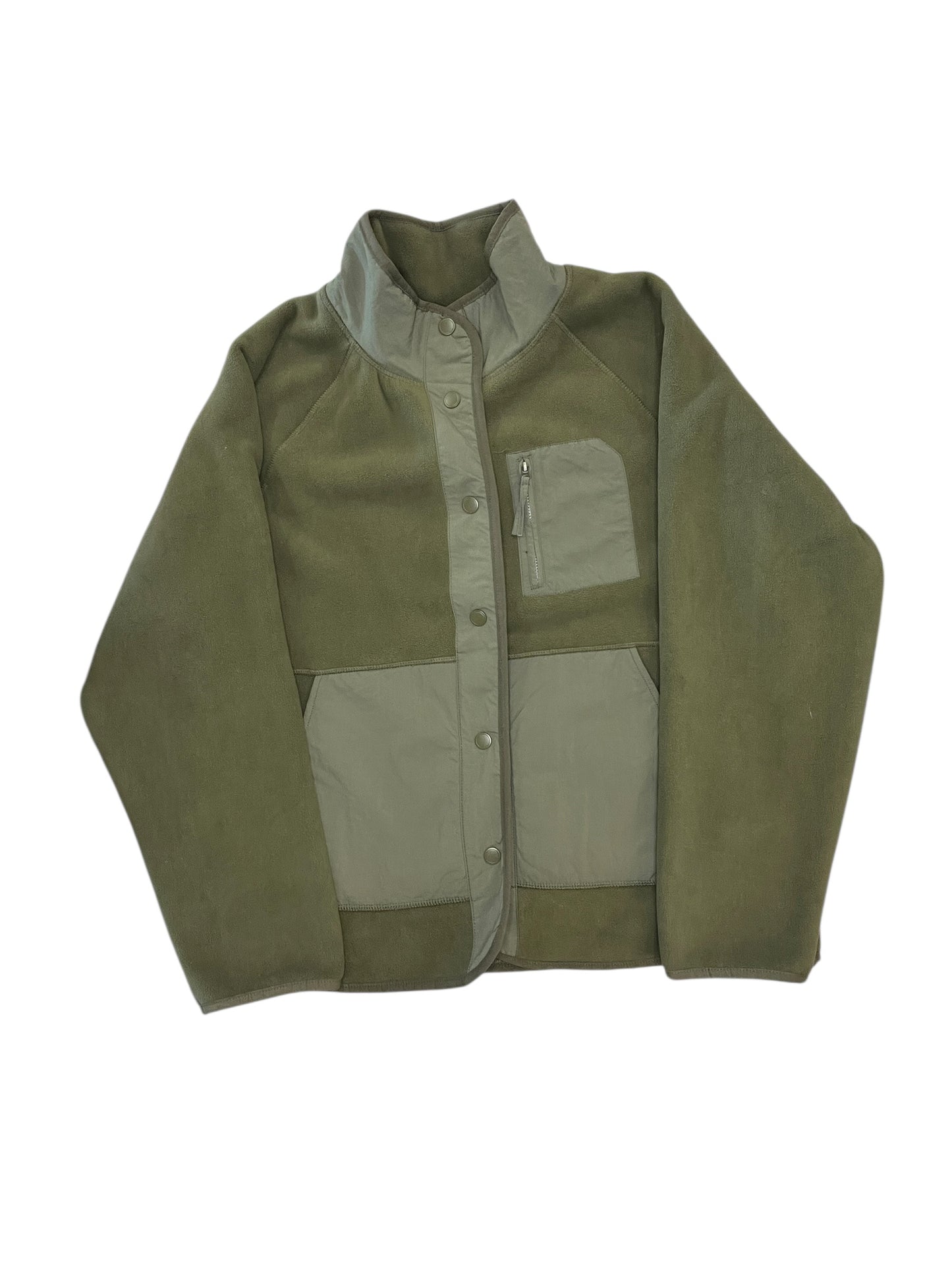 Jacket Fleece By Te Verde In Green, Size:Xl