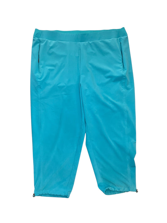 Pants Wide Leg By Chicos In Teal, Size:Xxl