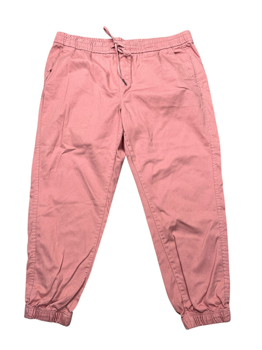Pants Joggers By Gap In Pink, Size:Xl