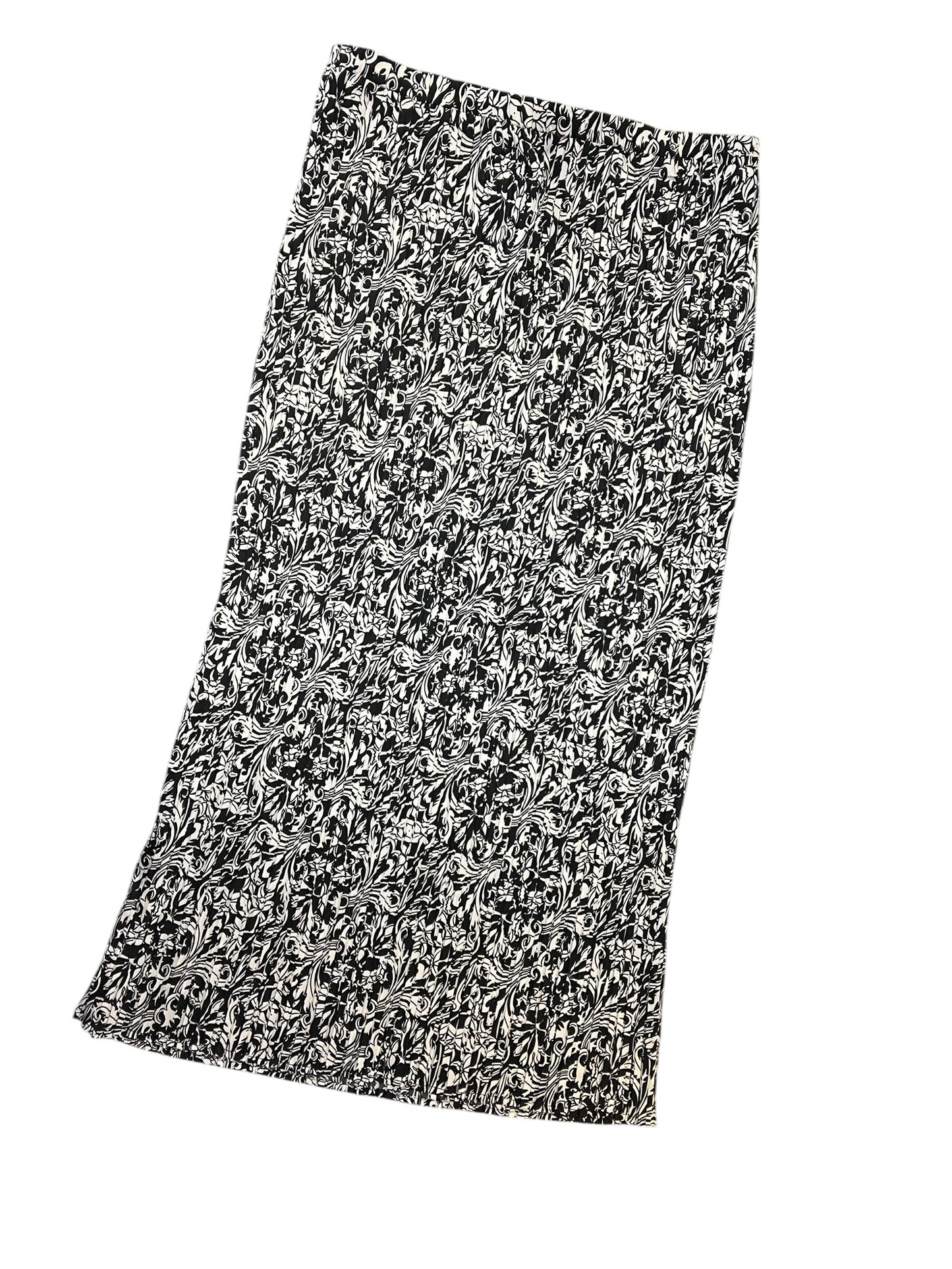 Skirt Maxi By Sunny Leigh In Black & White, Size:L