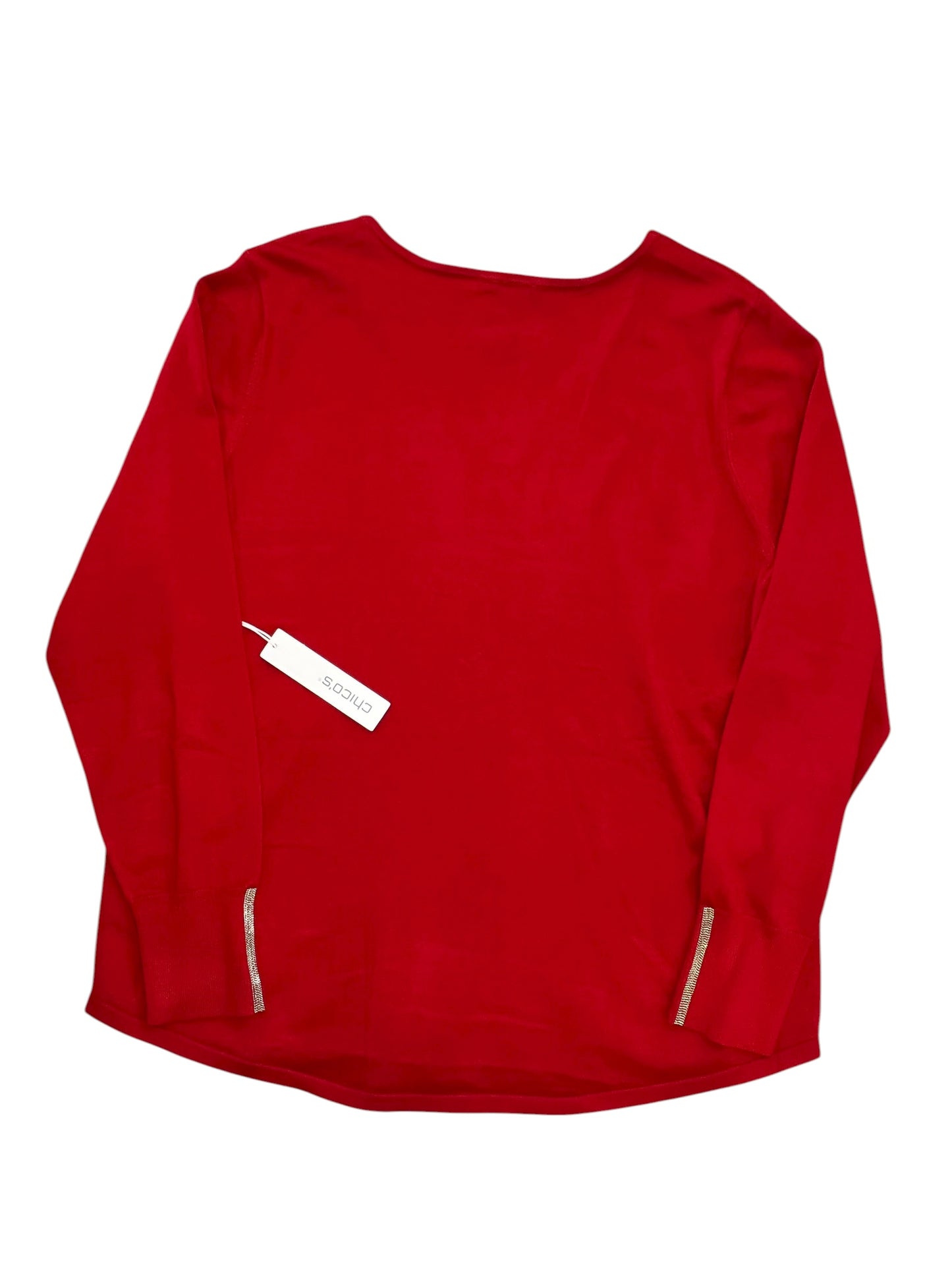 Top Ls By Chicos In Red, Size:L