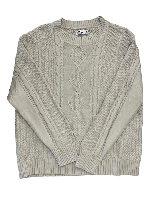 Sweater By Hollister In Tan, Size:M