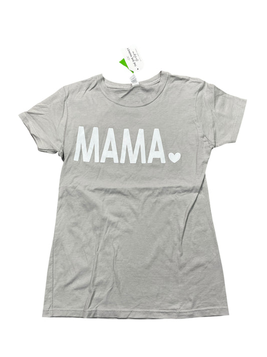 Top Ss Basic By Tultex In Grey & White, Size:L