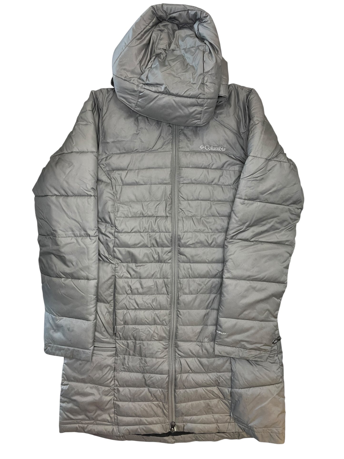Coat Puffer & Quilted By Columbia In Grey, Size:S